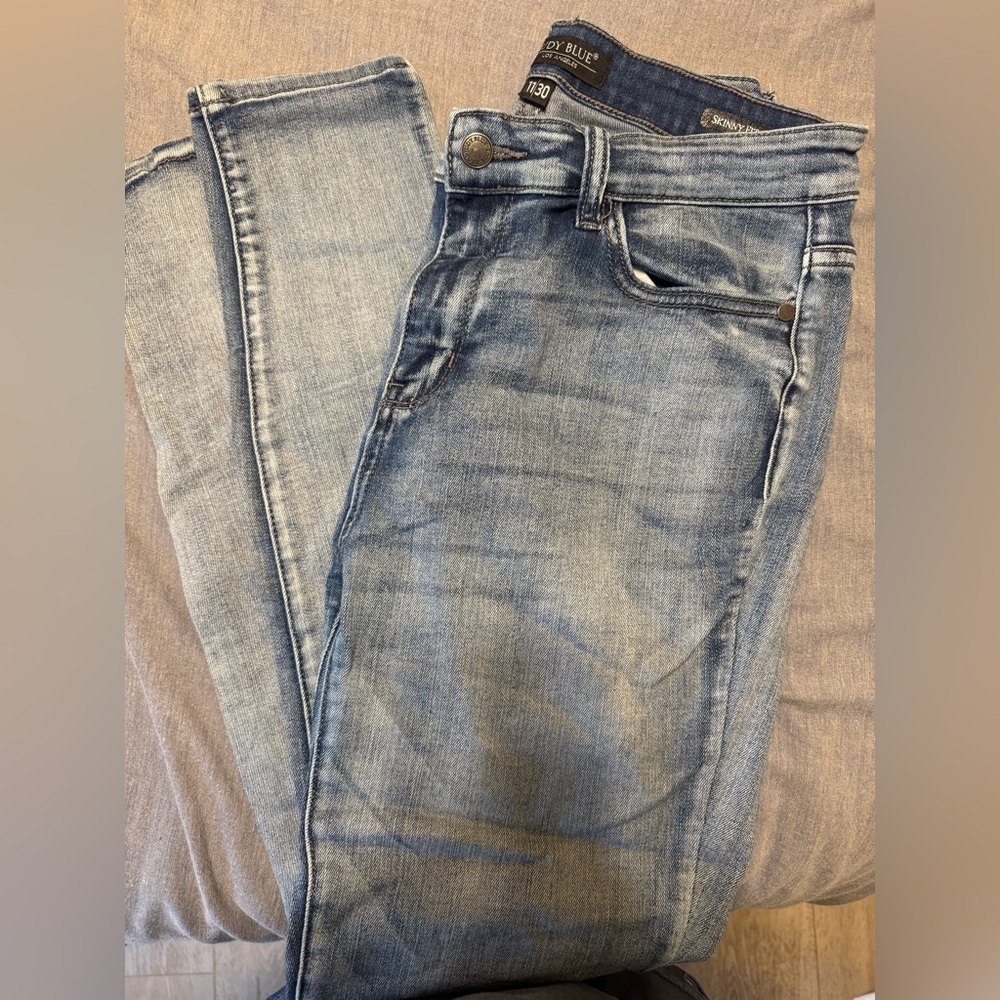 Judy Blue Light and Dark Wash Skinny Jeans